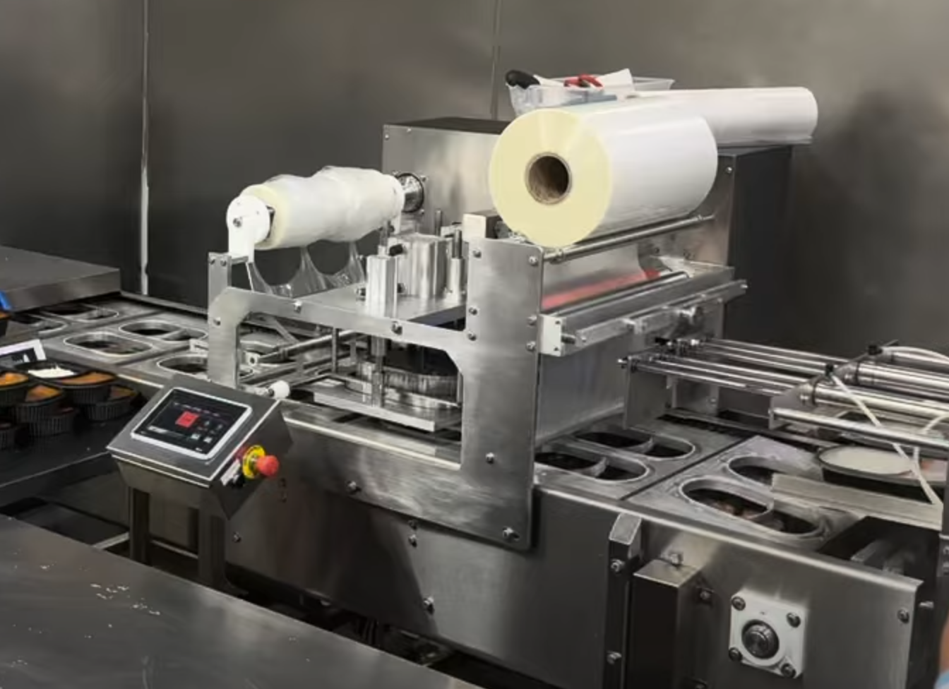 Die Cut Tray Sealer – Efficient Scrap Take-Up for Hand-Loaded Packaging