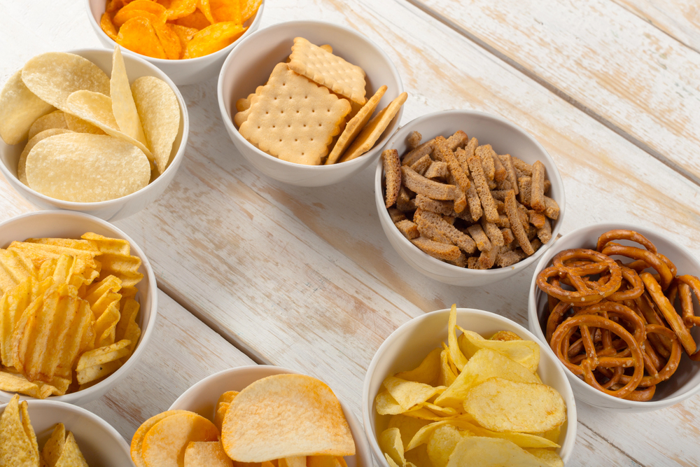 snack foods in cups